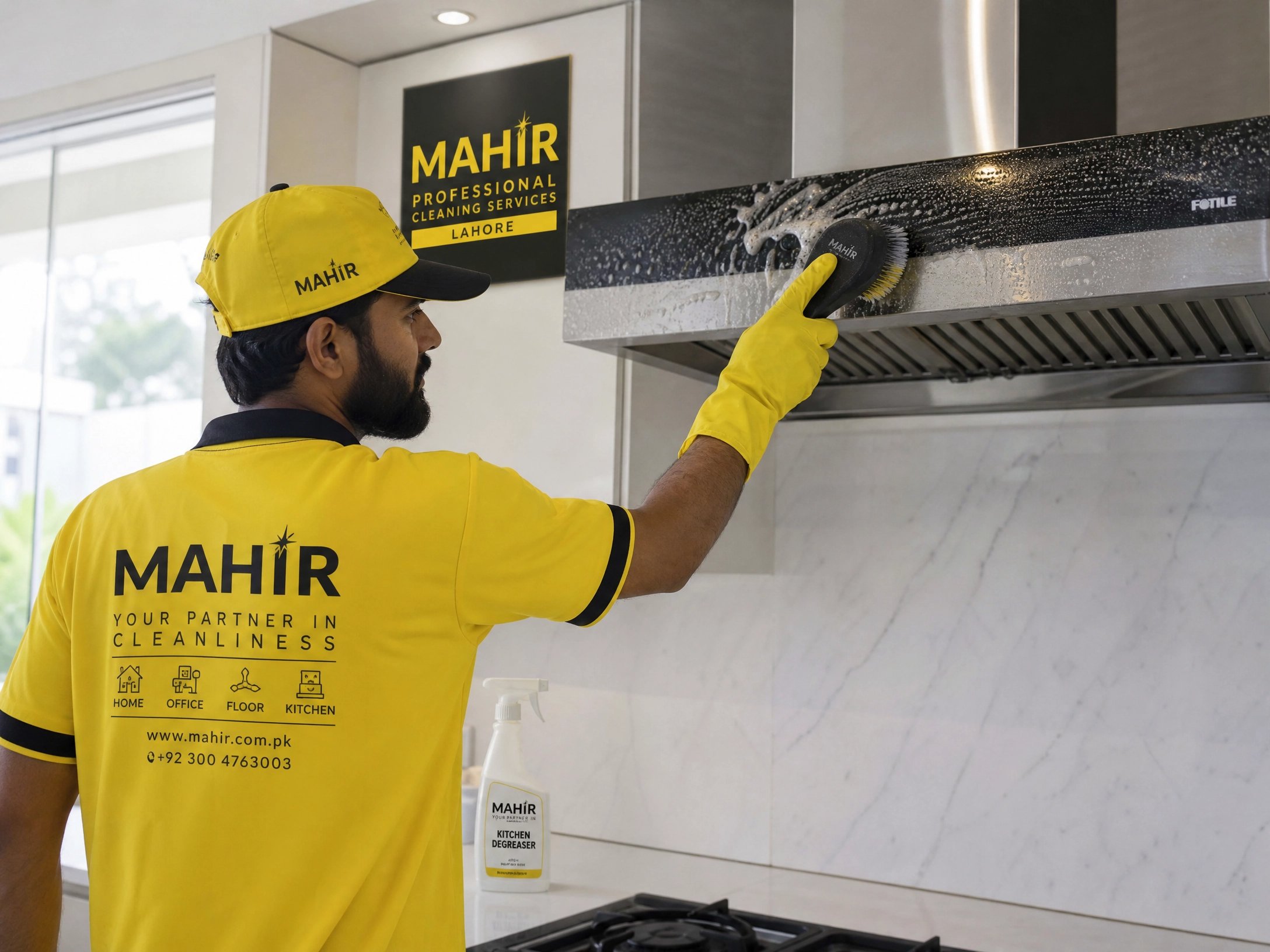 Professional kitchen deep cleaning